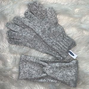 Women’s winter headband and gloves